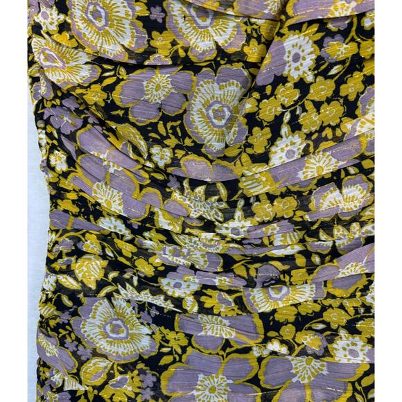 ZARA FLORAL ONE SHOULDER | ZARA DRESS SIZE SMALL - Picture 9 of 10